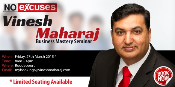 Vinesh Maharaj Sales & Marketing 27 March 2015