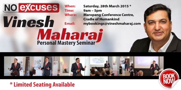 Vinesh Maharaj Personal Mastery 28 March 2015