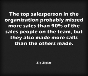 Zig Ziglar - Top Salesperson Quote