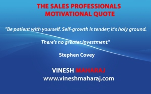 The Sales Professionals Quote. Vinesh Maharaj